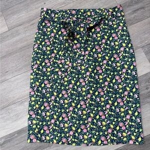 1901 Multicolor Floral Pencil Skirt